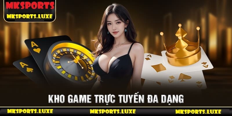 Kho game đa dạng với nhiều tựa game hấp dẫn